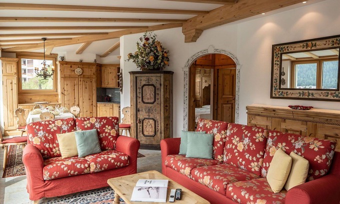 St. Moritz Apartment | Nice apartment for 4 people with WIFI, TV and terrace
