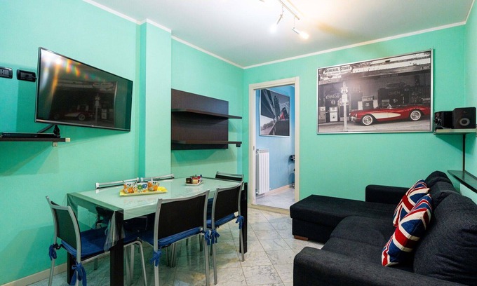 Riva Ligure Apartment | Nice apartment for 5 people with WIFI, TV and terrace