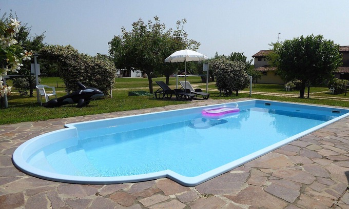 Silea House | Nice apartment in villa for 6 people with A/C, WIFI, pool, TV, terrace and pets allowed