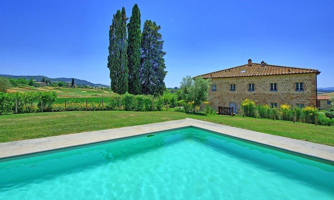 Castelfalfi Apartment | Nice apartment with A/C, pool, WIFI, TV, patio, panoramic view and parking, close to San Gimignano