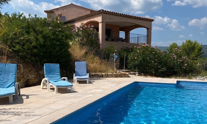 Flayosc House | Nice house with private pool and its amazing view on a charming quiet village