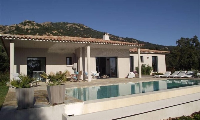 San-Gavino-di-Carbini Villa | NICE VILLA with swimming pool and small sea view in PORTO VECCHIO