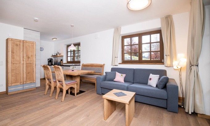 Bischofswiesen Apartment | No. 1 apartment Hintersee for 1 - 3 people, approx. 55 m², terrace