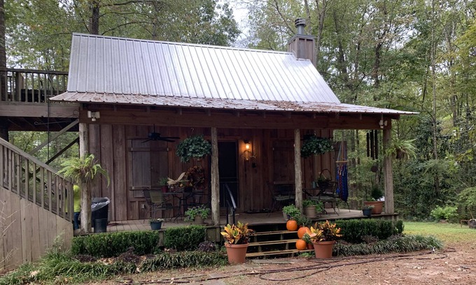 Gloster Cabin | Oak Bottoms, a cabin in the woods of Mississippi with freshwater sandy creeks