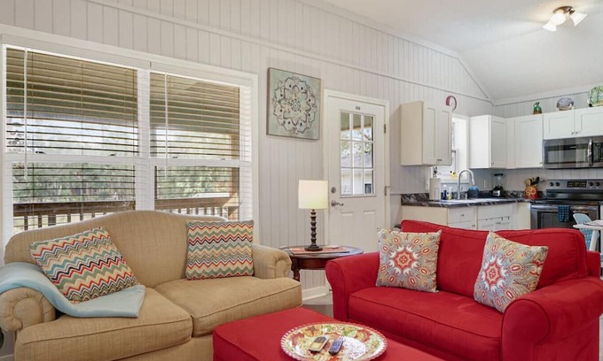 St. Augustine Apartment | Oak St Oasis | Fall views from every window!