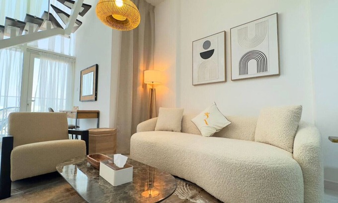 Masdar City Apartment | Oasis Grove: Stylish 2BR Retreat in Masdar City