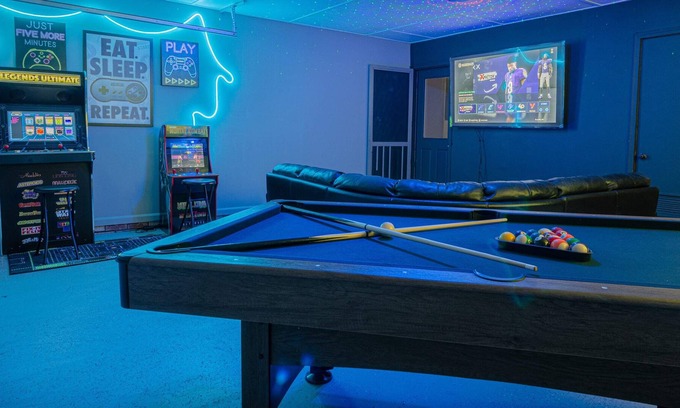 Columbus House | Oasis Haven Near Fort Moore|Pool|GameRoom|FirePit