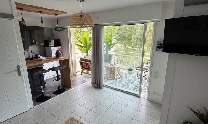 Moliets-et-Maa Apartment | Ocean and forest golf studio