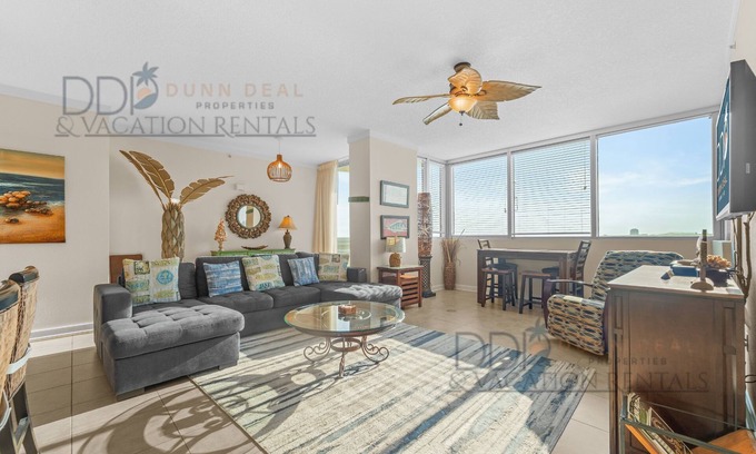 Biloxi Condo | Ocean Club #403 Enjoy panoramic views of the Gulf!