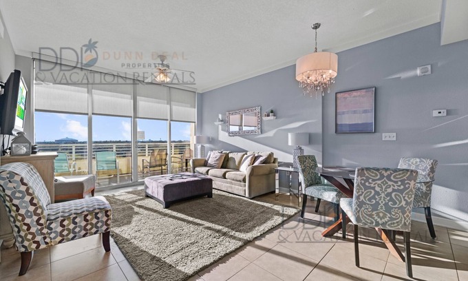 Biloxi Condo | Ocean Club 502 Enjoy panoramic views of the gulf.