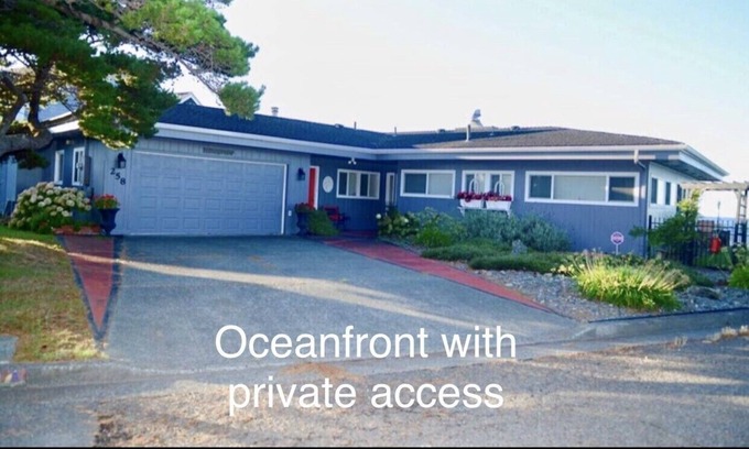Crescent City House | Ocean Front Home with private beach access.