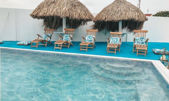 Pos Chiquito Apartment | Ocean Front Property - Villa 3 Aruba with Hot Tub
