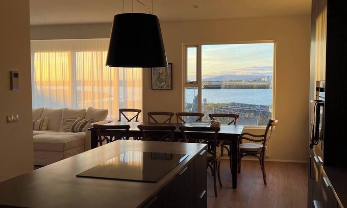 Reykjavik Apartment | Ocean view condo next to Sky Lagoon