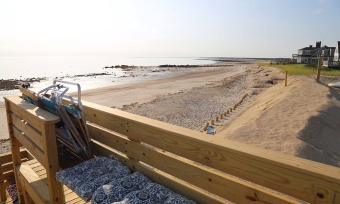 Sandwich Cottage | Oceanfront Beach Cottage Views of Cape Cod Bay and Canal