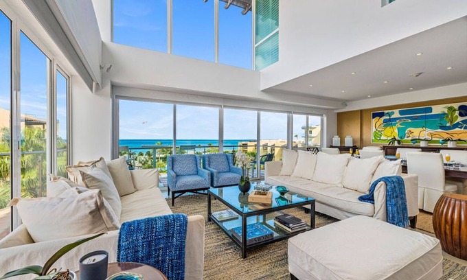 Oranjestad-West Condo | Oceanfront Luxury Penthouse on Eagle Beach.