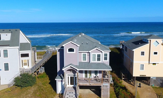 Duck House | OCEANFRONT, Ocean Views, ELEVATOR, Private Beach Walkway, BB14, Heart Of Duck