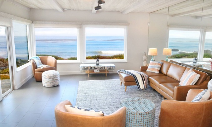 San Simeon Condo | Oceanfront Stay Near Cambria & Beaches 2 En-Suites