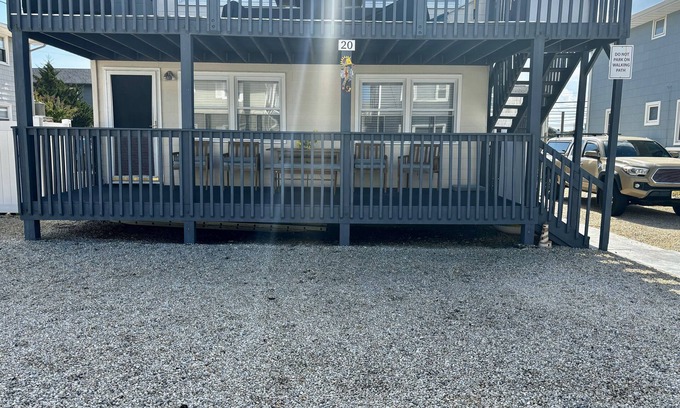 Beach Haven Terrace House | Oceanside Duplex 7 houses to Ocean nYour Beautiful Beach Vacation Awaits