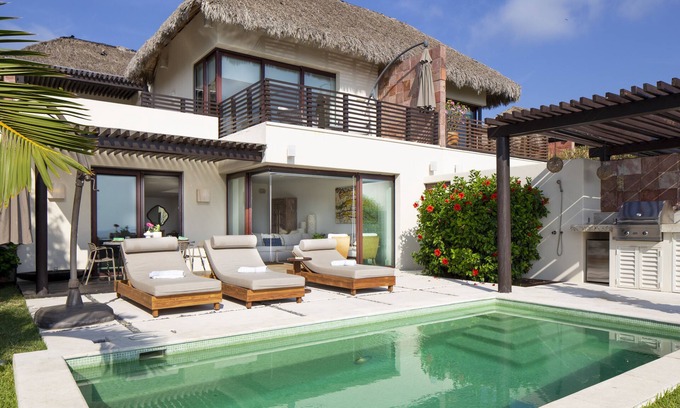 Punta de Mita House | Oceanview luxury villa at Porta Fortuna, Punta Mita - golf cart, pool & jacuzzi