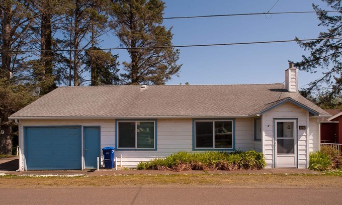 Nelscott House | Oceanviews, deck, bbq and easy beach access await at this pet friendly home