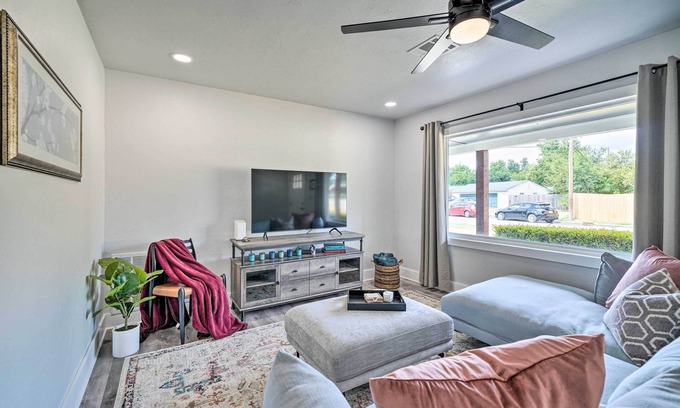 Central Oklahoma City House | OKC Home: Walk to Restaurants & Lake Hefner!