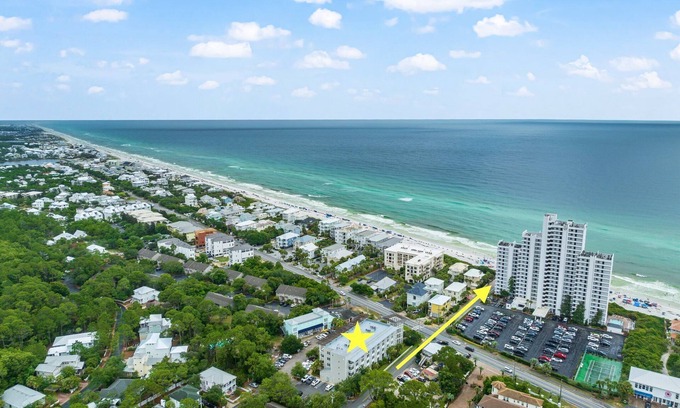 Cassine Village Condo | ON 30A~Brand new public beach access~2 minute walk to the beach~Bike to Seaside!