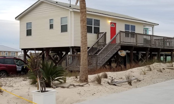 Fort Morgan Cottage | On beach living at off beach price! Dog friendly.