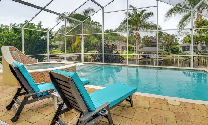 Palm Harbor House | On-Site Canal Access: Luxe Home in Palm Coast!