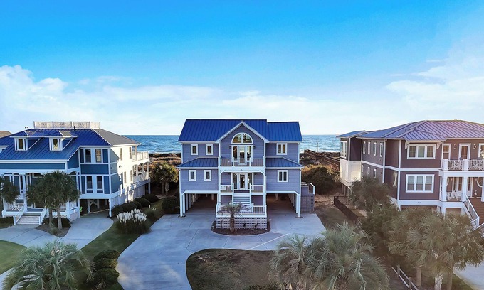 Caswell Beach House | One More Day Caswell: Oceanfront Home With Elevator