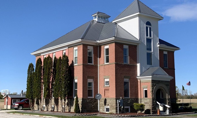 Port Austin House | One-of-a-kind! Former Schoolhouse turned mansion for rent! The entire place!