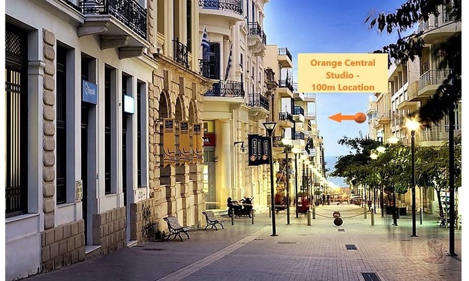 Heraklion Apartment | Orange Central Studio/Heraklion Crete