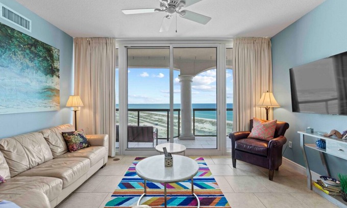 Pensacola Beach Condo | P3-0808 2B Gulf Front Tower 3 @ Portofino! Heated Pool!