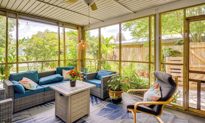 Saint Augustine Shores House | 'Palm Bungalow' Near Dtwn St Augustine & Beaches!