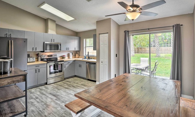 Indian Trails House | Palm Coast Getaway w/ Private Yard & Grill!