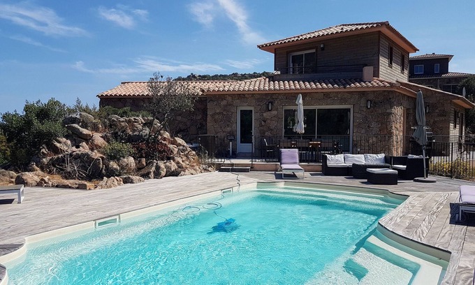 Porto-Vecchio Villa | Palombaggia Beautiful 3 bedroom villa, heated pool and spa, Porto Vecchio