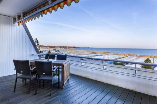 Schilksee Apartment | Panoramablick und den Strand direkt vor der Tür