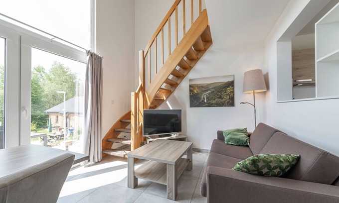 Mistelgau Apartment | Panoramic bungalow with gallery (HW 11B) - Panoramic bungalow - DHH - with gallery