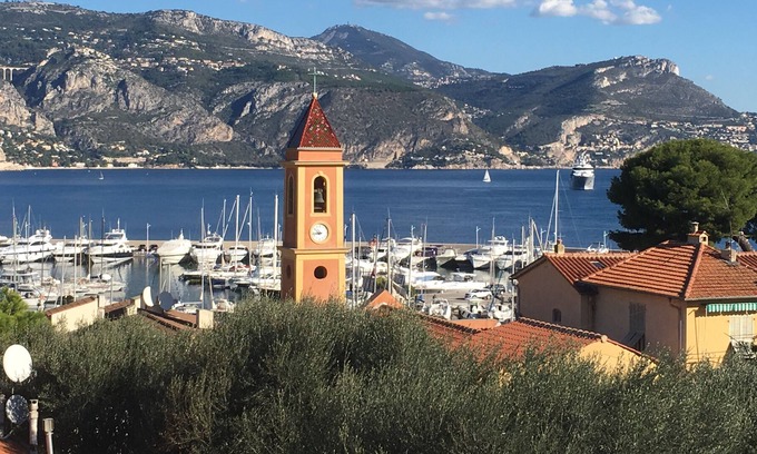 Cap-Ferrat House | Panoramic sea views , large roof terraces, 3 beds, 3 baths, centre of village