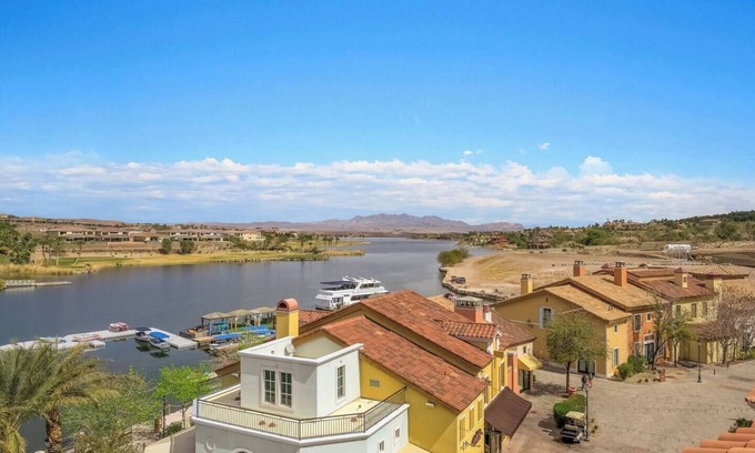 Lake Las Vegas Condo | Panoramic Lake View Penthouse, Large Covered Deck