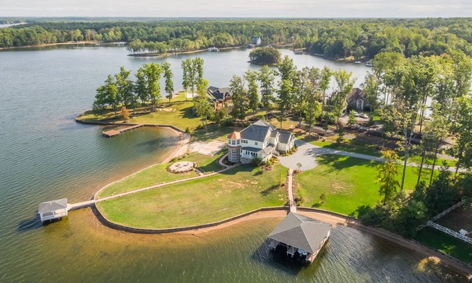 Bumpass House | Panoramic View of Water, Beautiful Sunset, Volleyball Court, Beach-Private Side