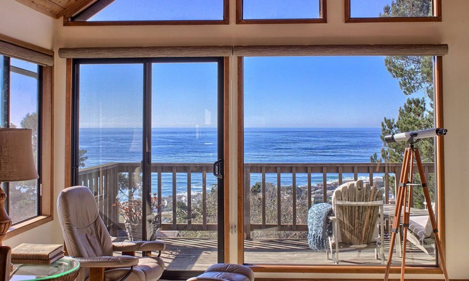 Marine Terrace House | Panoramic Views From This Monthly Rental in Cambria! Stunning!