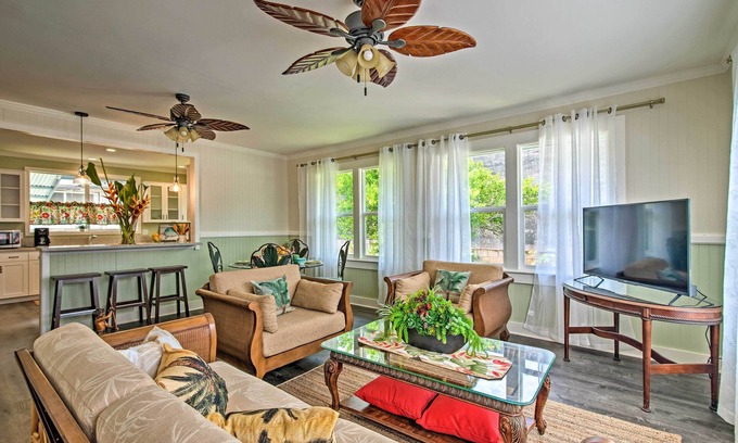 Papaikou House | Papaikou Escape < 3 Mi to Botanical Garden!