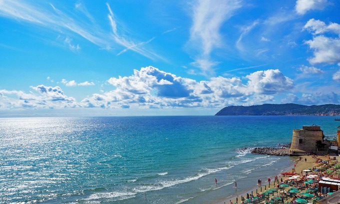 Diano Marina Apartment | Paradiso Al Mare Shared Pool