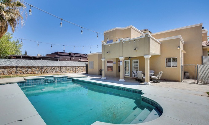 Horizon City House | Patio, Pool & Spa: Family Retreat in Horizon City!