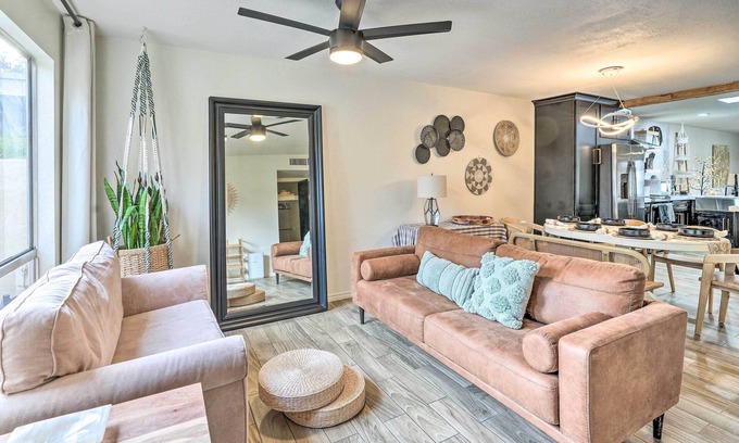 Litchfield Park House | Patio & Workspace: Litchfield Park Vacation Rental