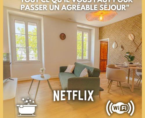 La Celle-sous-Gouzon Apartment | Pauillac côté confort 2pièces face à la Gironde