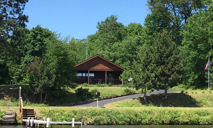 Arbor Vitae House | Peaceful And Serene Location With Great Lake View, Fishing, And Wildlife Sights.