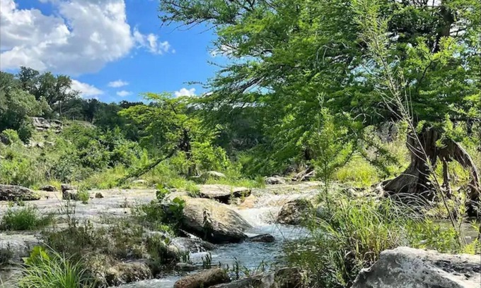 Fischer House | Peaceful River Retreat - Easy Access & Endless Fun - Blanco River Property