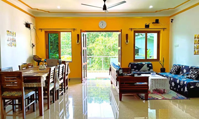 Aldona Villa | Peaceful Riverside Villa with AC Rooms