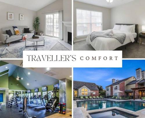 Plano Apartment | Peaceful & Stylish, 1BD with Resort-Style Pool&Gym